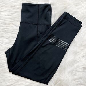 Lilybod Cropped Athletic Leggings Black Size Small